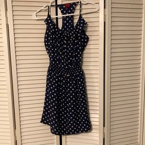 5/48 navy and white dress. Size XS.